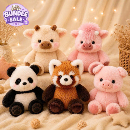 Duo di Peluche che Corrono