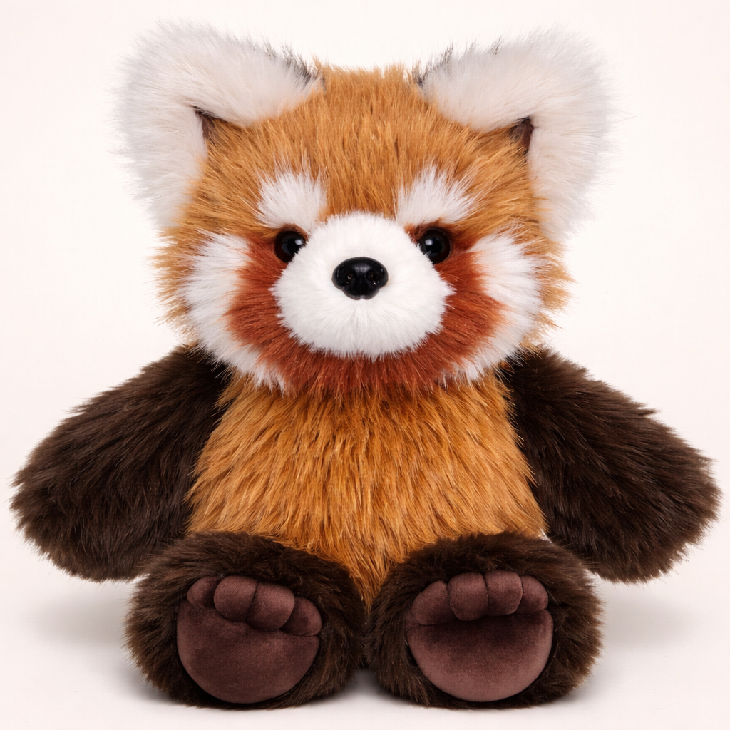 Running RED PANDA Plushie