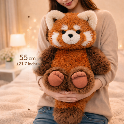 Running RED PANDA Plushie