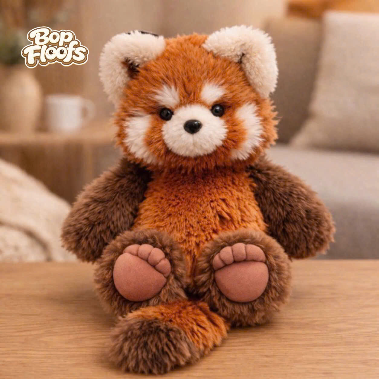 Running RED PANDA Plushie